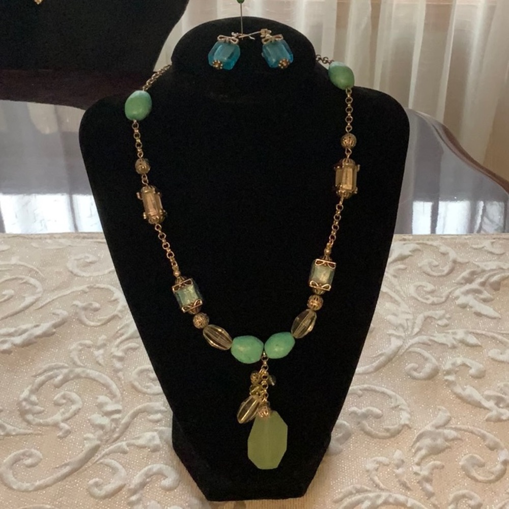 Necklace and Earrings